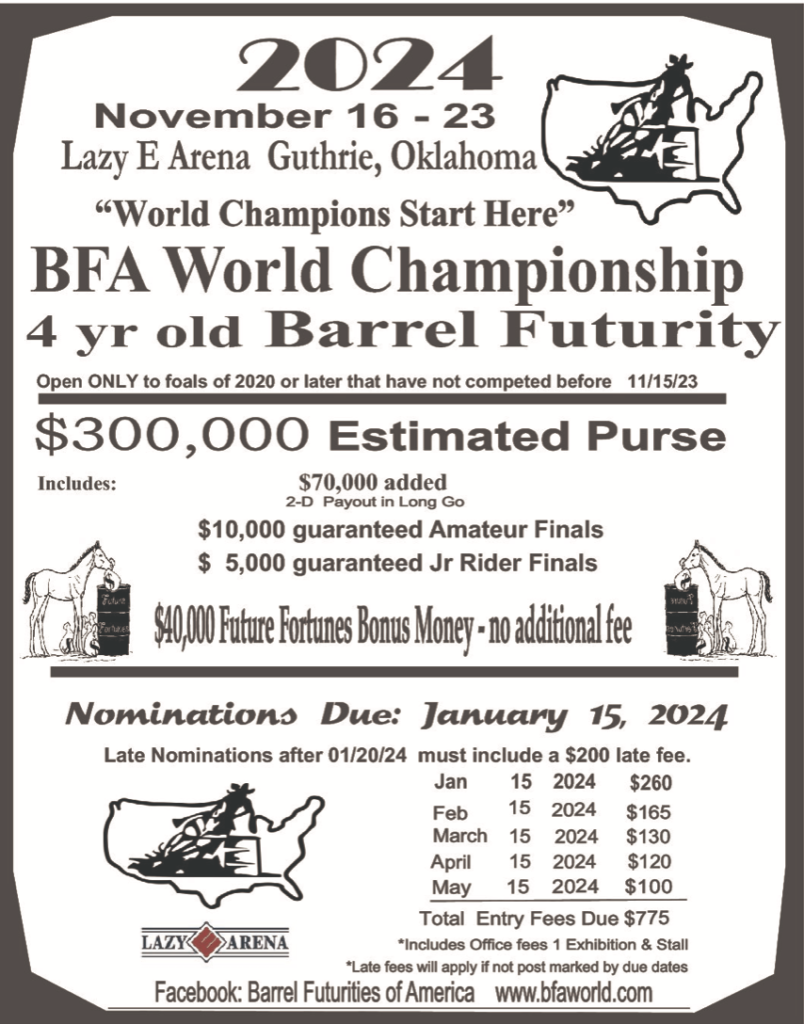 BFA World Championship Futurity 2024