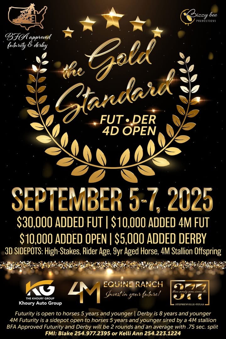 Sept 5-7, 2026 Stephenville, TX