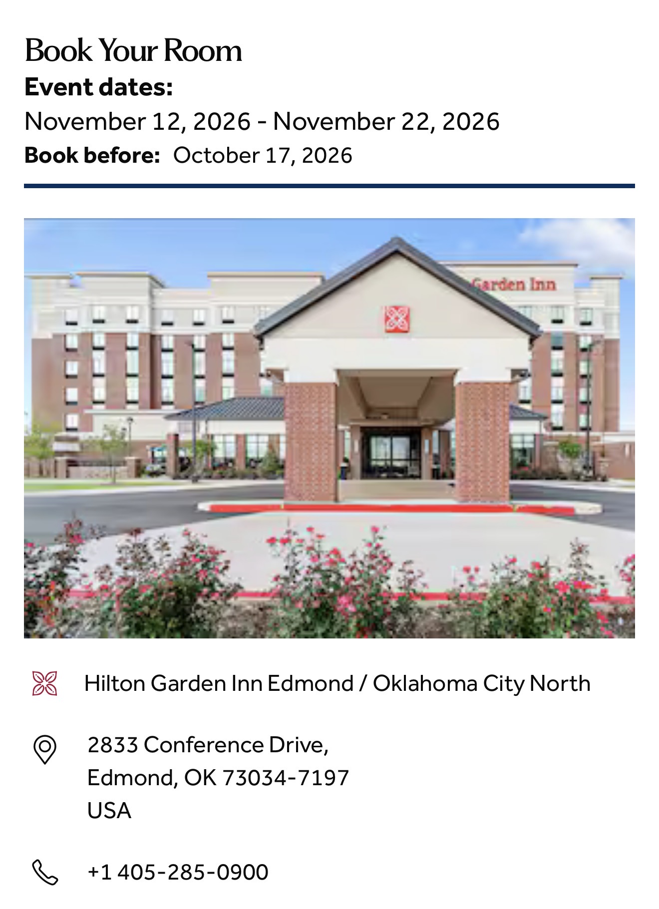 BOOK YOUR ROOM